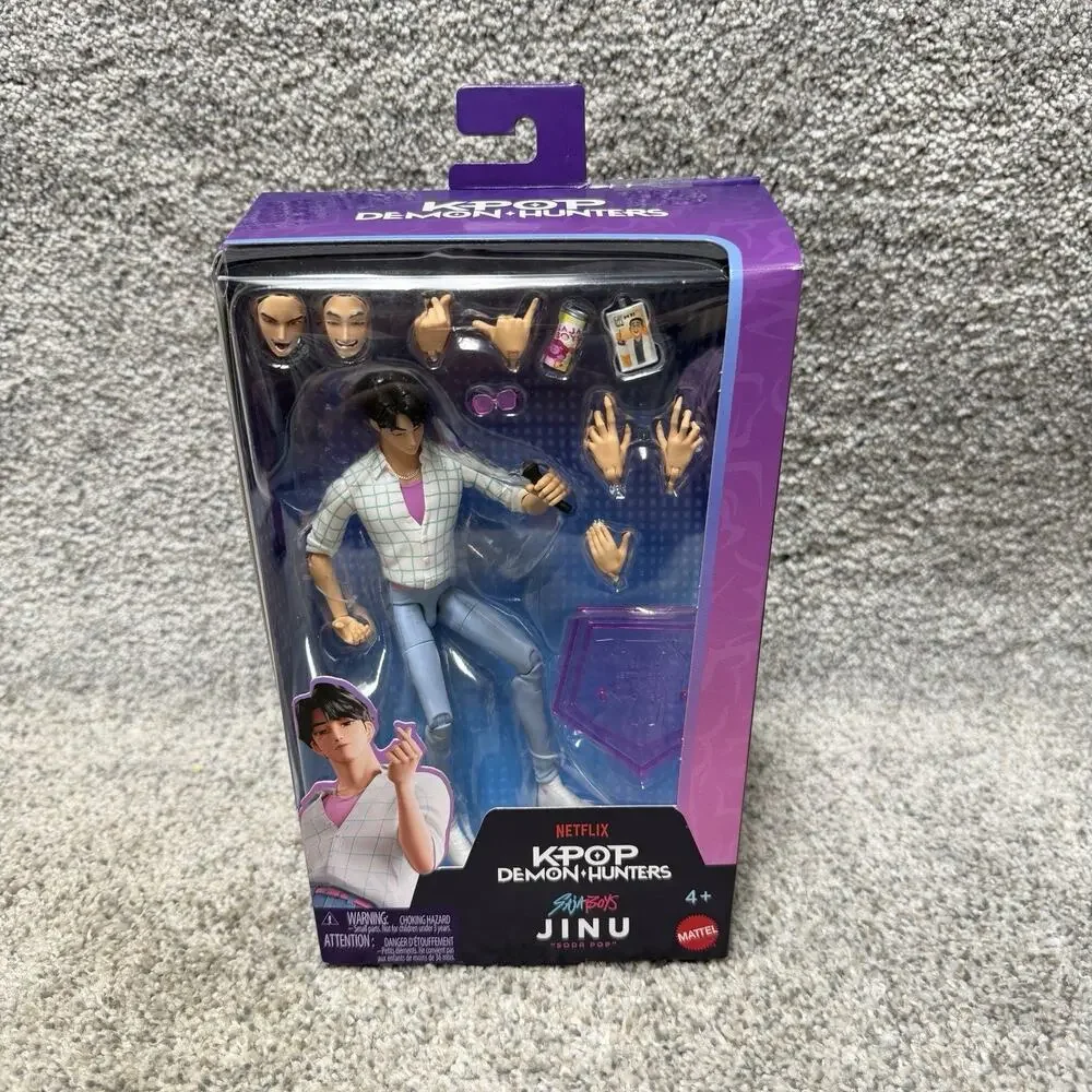 Mattel KPop Demon Hunters Saja Boys Jinu Soda Pop Action Figure New In Box